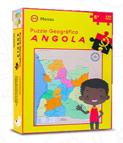 Puzzle Geográfico mapa de Angola