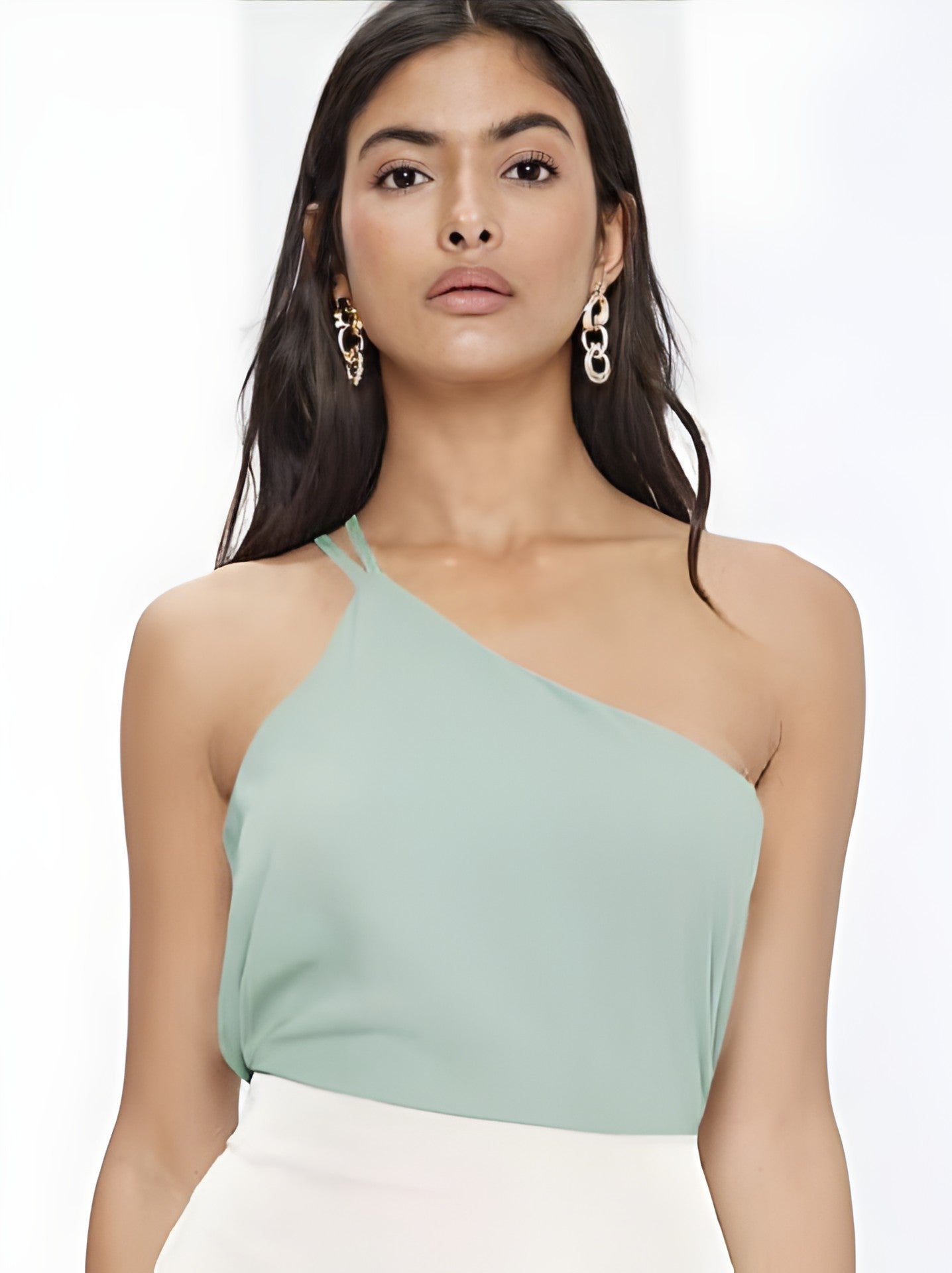 Blusa com alça única (tam: M)