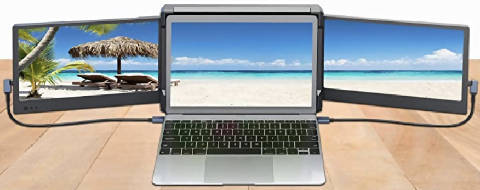 Extensor de tela de Laptop - monitor triplo