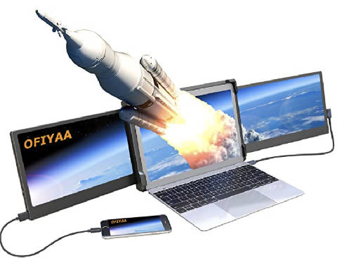 Extensor de tela de Laptop - monitor triplo