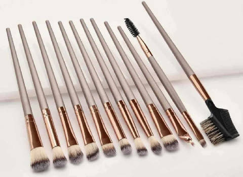 Conjunto de pinceis para make-up (12)