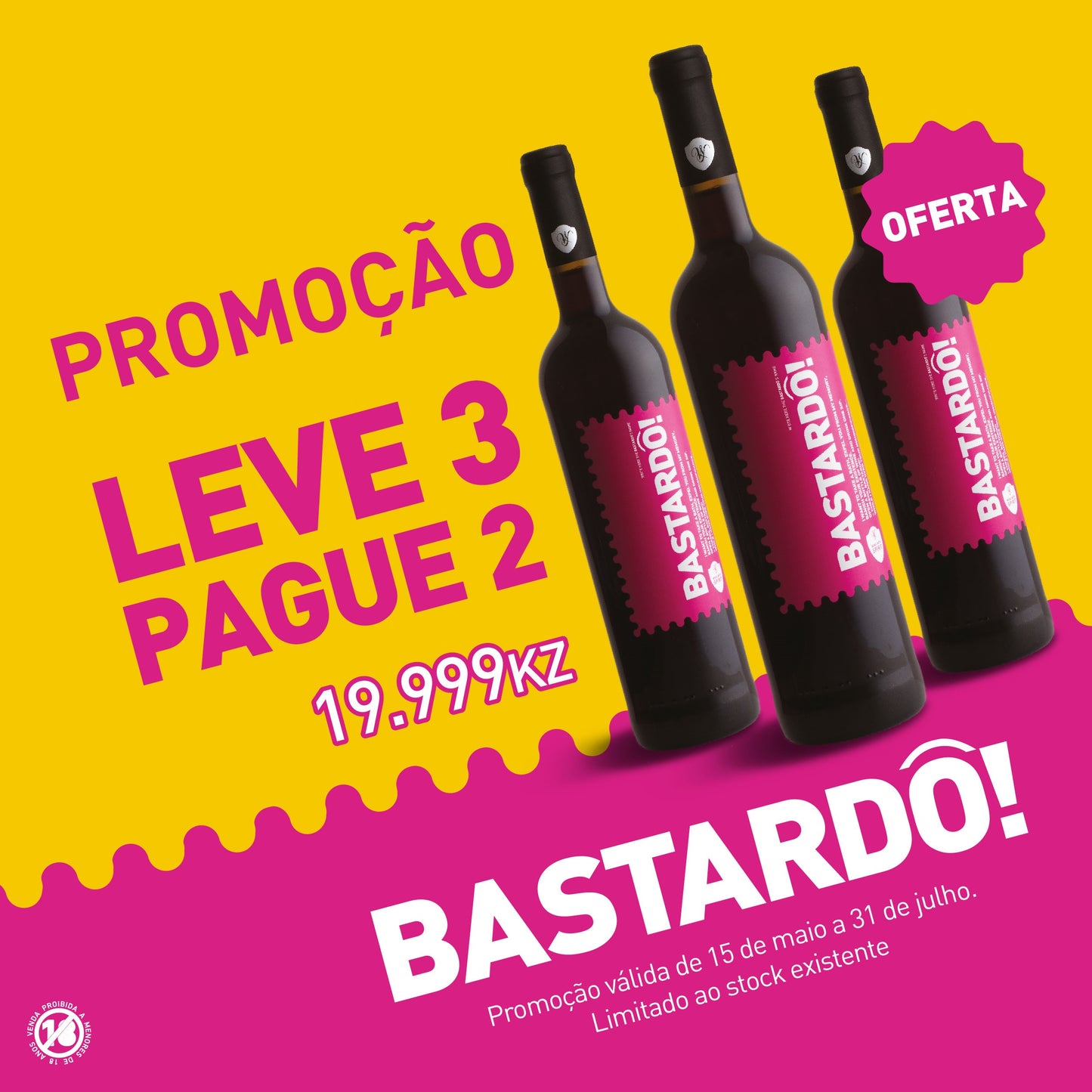 PROMOÇÃO! Vinho BASTARDÔ Tinto