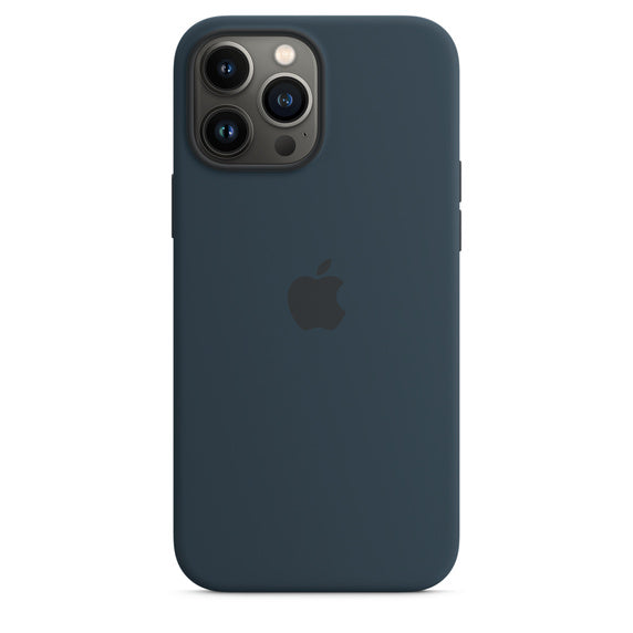 CAPA PROTETORA SILICONE MAGSAFE IPHONE 13 PRO MAX BLUE (EP)