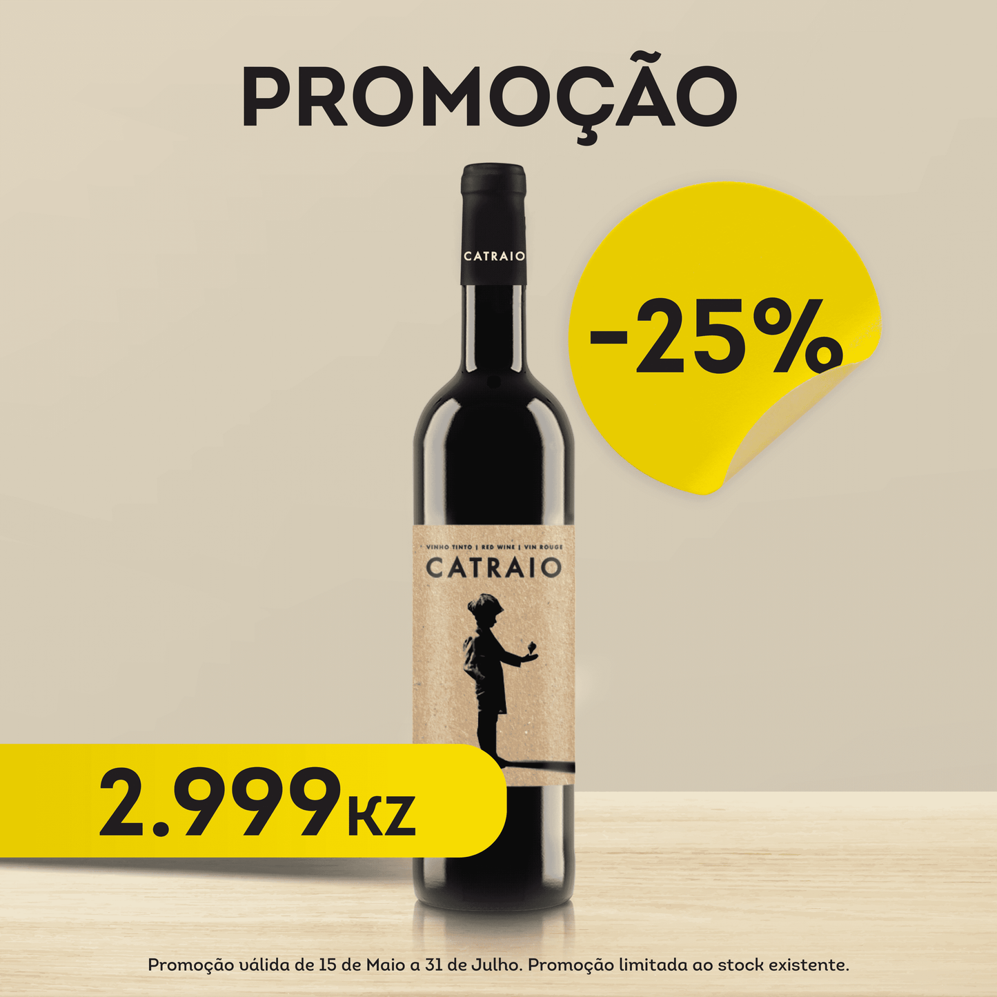 PROMOÇÃO!!! VM CATRAIO Vinho Tinto 750ml
