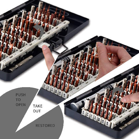 Kit de ferramentas de reparação de eletrônicos