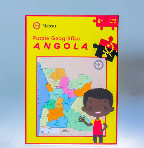 Puzzle Geográfico mapa de Angola