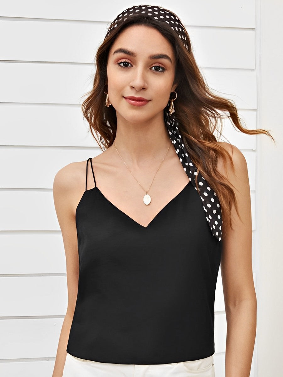 Blusa com decote em V