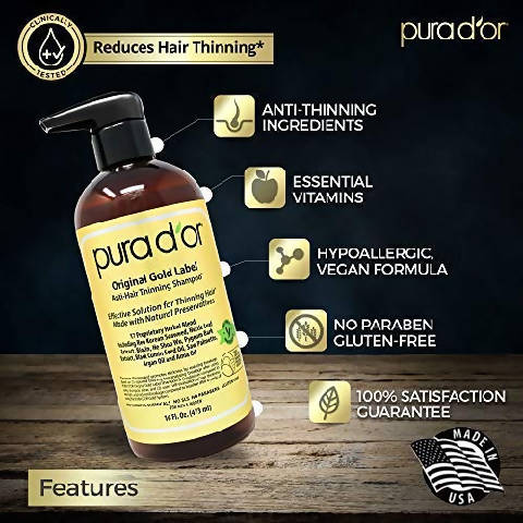 Shampo e Condicionador - Pura D'or Gold Label