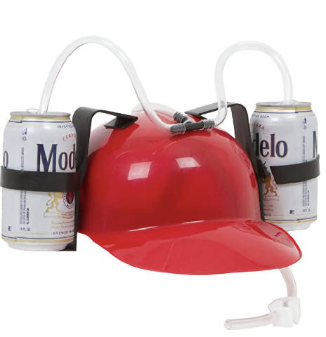 Chapéu de festa com suporte para bebida