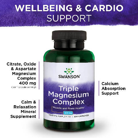 Suplemento Triple Magnesium Complex - Swanson