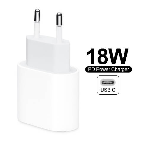 Adaptador original apple 18w USB-C UE plugue para ipad e iphone 8/x/11 pro