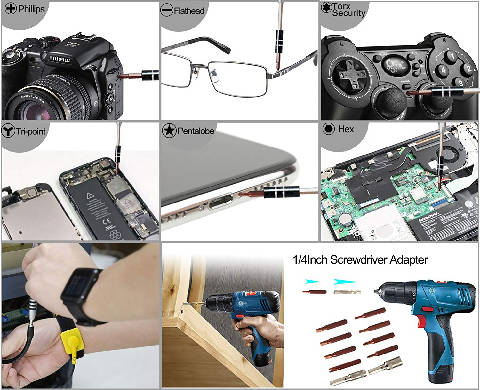 Kit de ferramentas de reparação de eletrônicos
