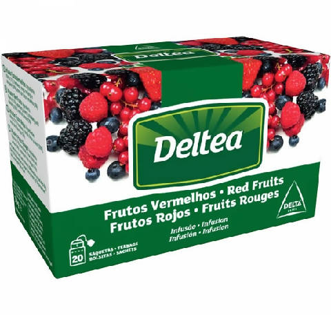 Chá de Frutos Vermelhos (Deltea) - 20 Saquetas