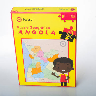Puzzle Geográfico mapa de Angola