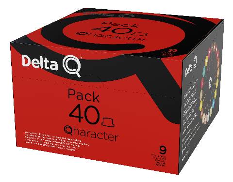 DELTA Q Qharacter (pack XL, intensidade 9) - 40 cápsulas
